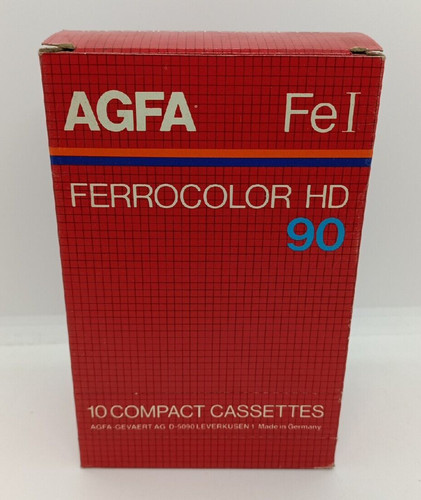 Scatola 10x agfa ferrocolor - agfa, hd