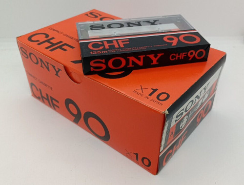 Scatola lotto 10x sony chf - scatola,