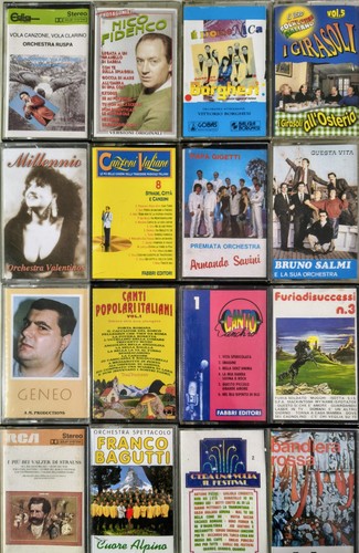 Lotto musicassette italiane - lotto,