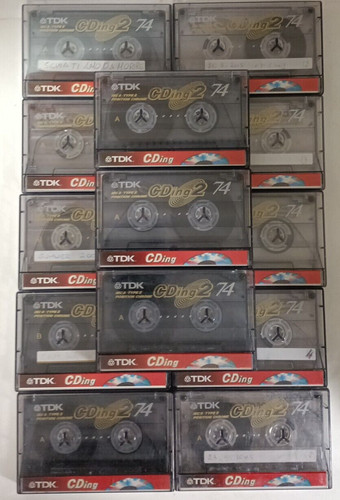 Lotto 13x tdk cding 74 - ii,