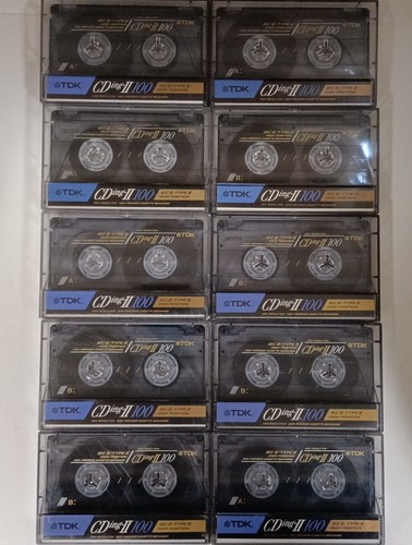 Lotto 10x tdk cding 100 - 10x,